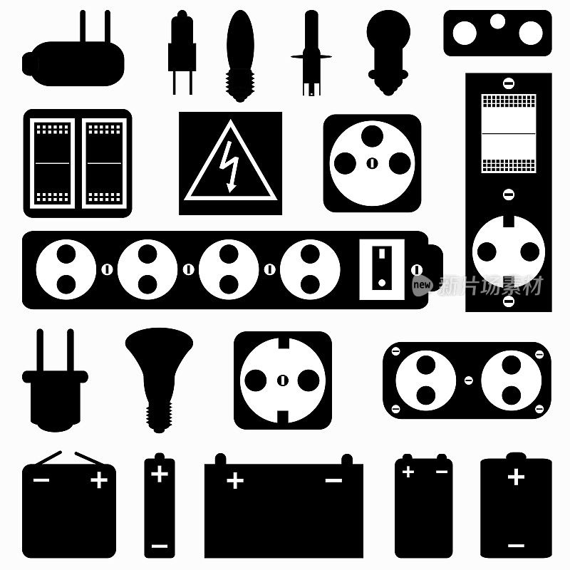 电气设备单色符号收集