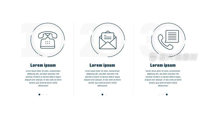 三图标包的通信线路设置