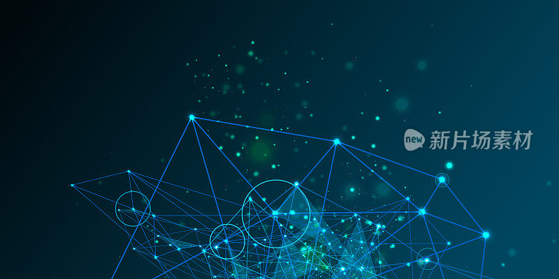技术网络背景。