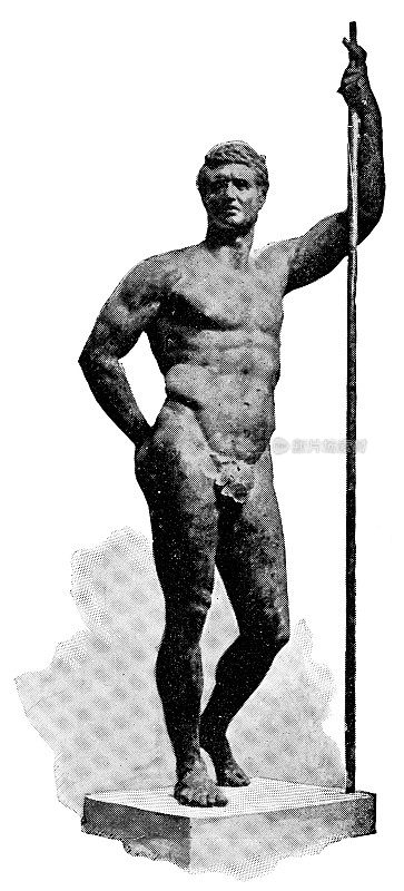 希腊王子(塞琉西王子)雕像-公元前2世纪