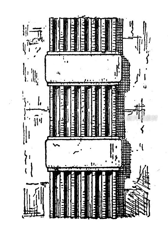 古董插图:Stries建筑