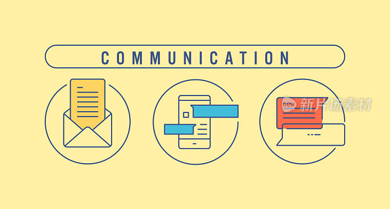 三图标包的通信线路设置