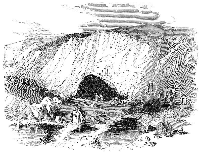 以色列戈兰高地巴尼亚斯的潘洞，19世纪奥斯曼帝国