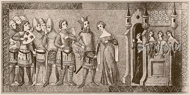 14世纪上半叶法国的军备和服装