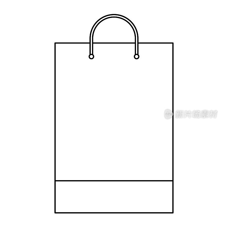 购物袋模板样品商业文具空白