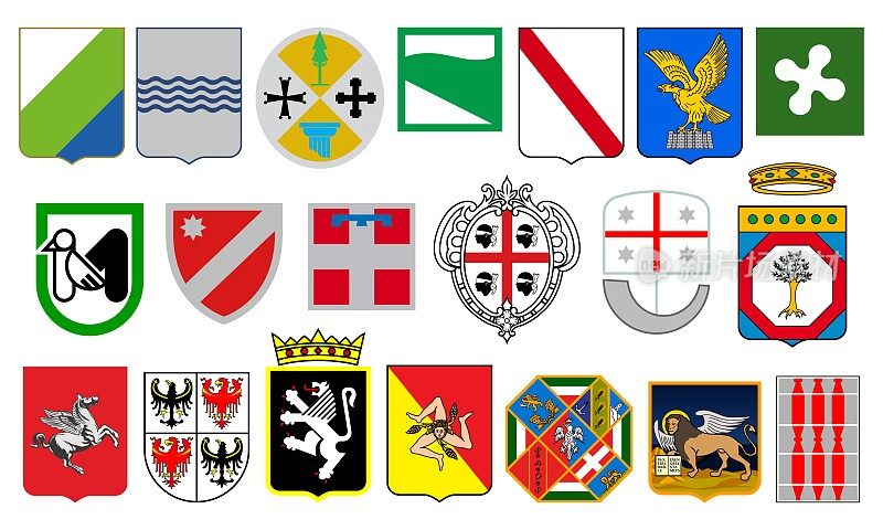 意大利地区纹章，省徽