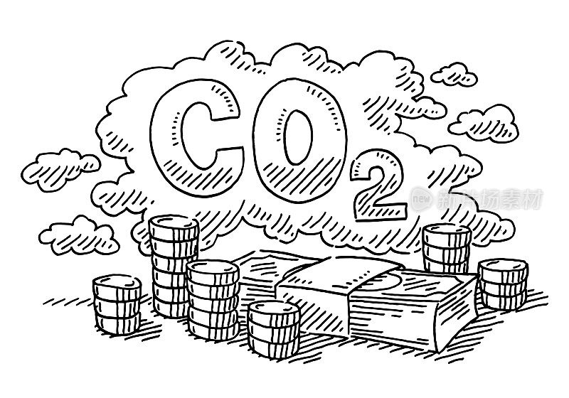二氧化碳排放定价图
