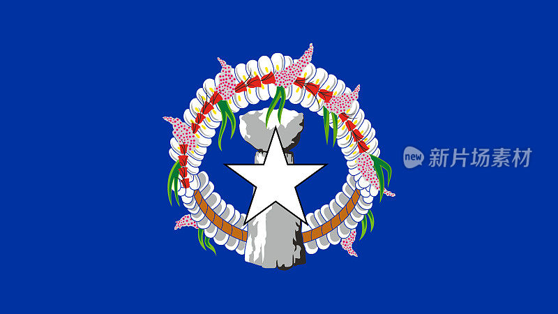 北马里亚纳群岛Eps文件-北马里亚纳岛民国旗矢量文件