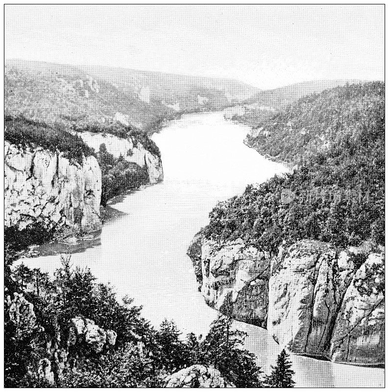 奥地利的古玩旅行照片:多瑙河