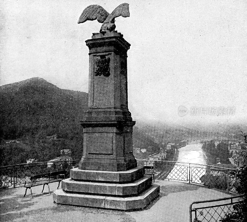 德国莱茵兰-普法尔茨巴德Ems战争纪念碑——19世纪