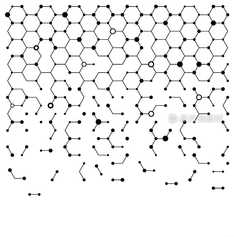 分子键图