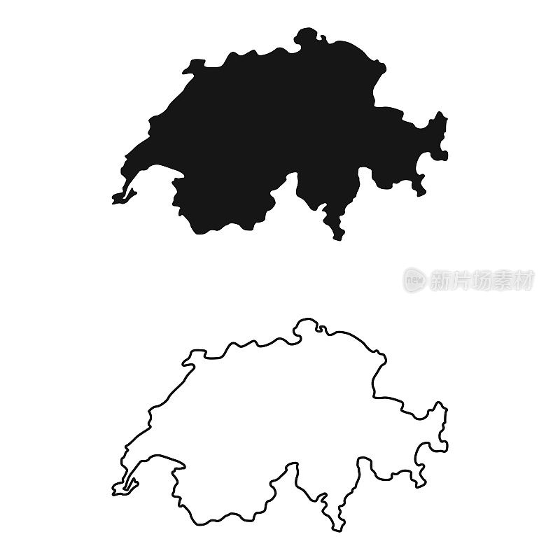 瑞士地图