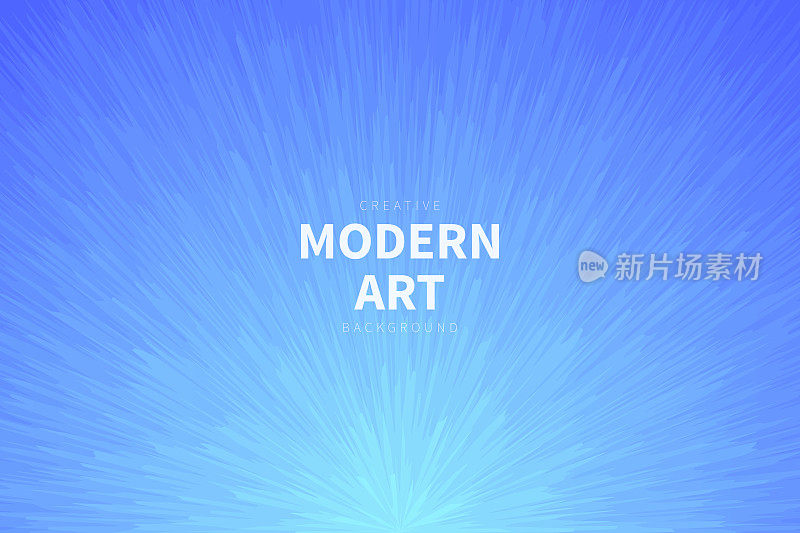 抽象设计与蓝色圆形梯度-时尚的背景