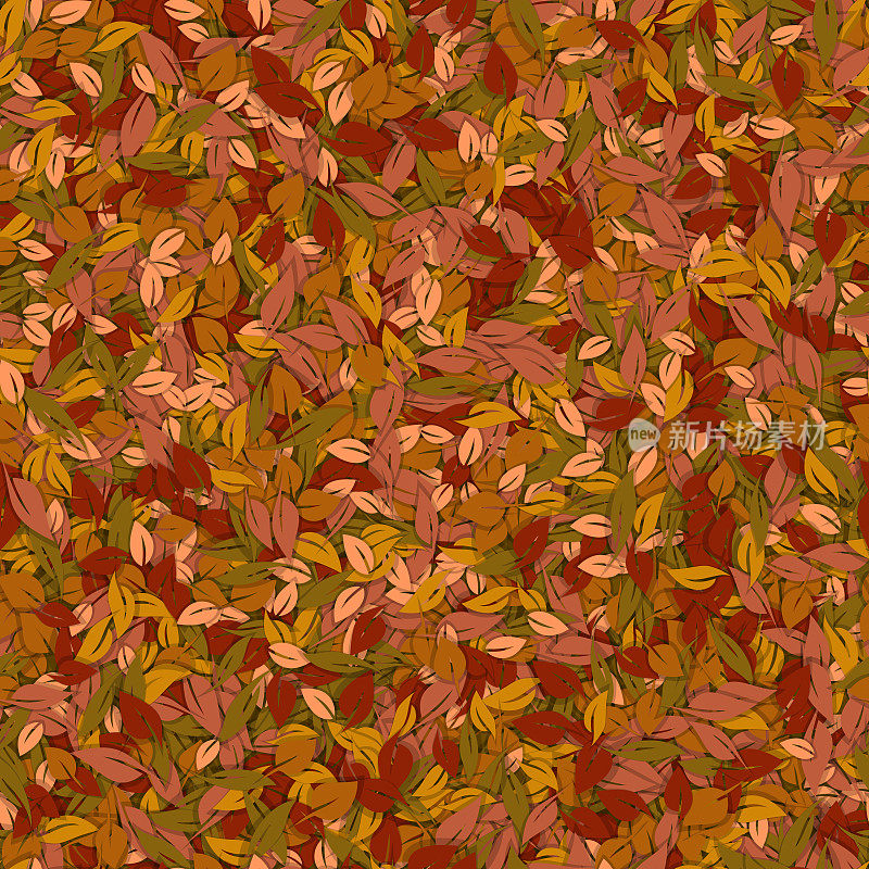 秋叶手绘背景