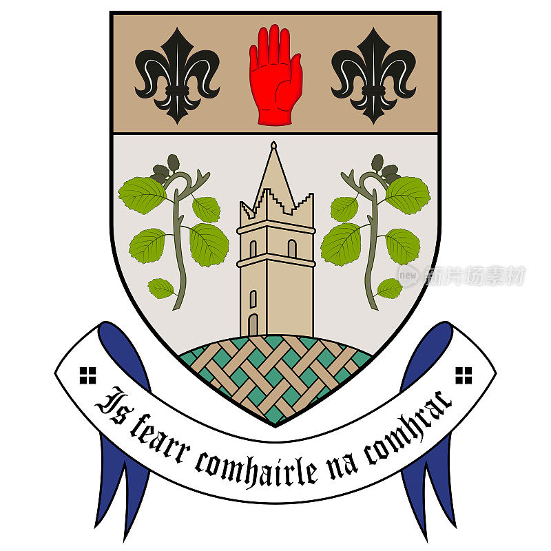 爱尔兰Carrickmacross市的纹章