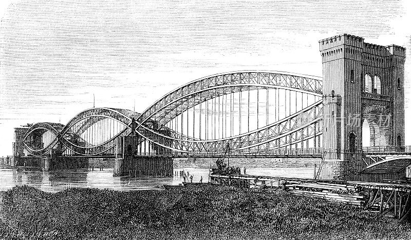德国汉堡新易北大桥，1872年