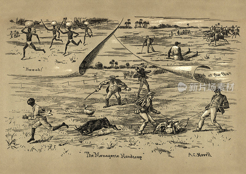 奇怪的运动会比赛，缅甸，维多利亚，19世纪