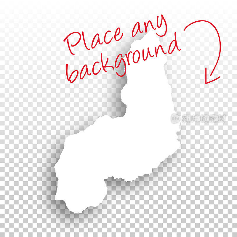 Piaui地图设计-空白背景