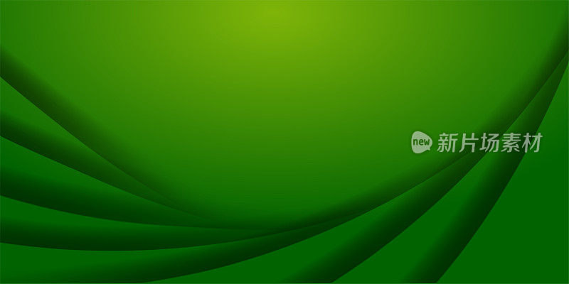 平滑而柔和的抽象绿色背景