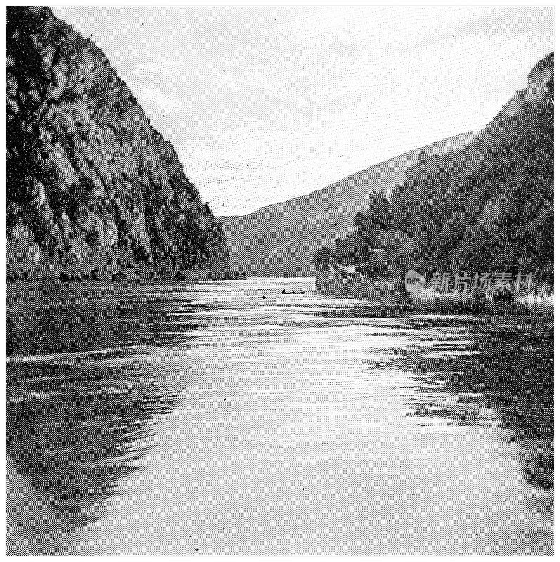 奥地利的古玩旅行照片:多瑙河