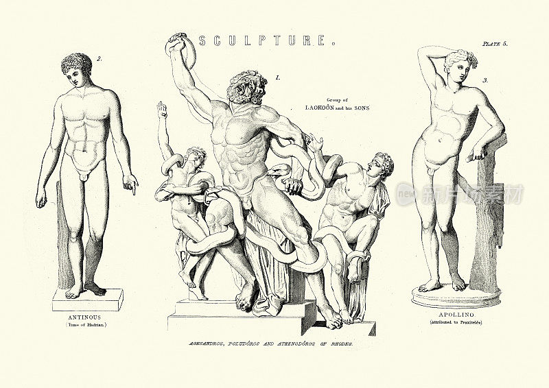 古希腊雕塑，拉奥孔和他的儿子们