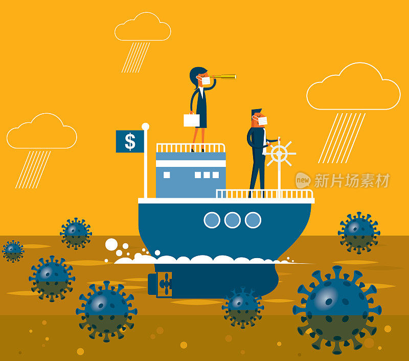 冠状病毒库存-团队合作