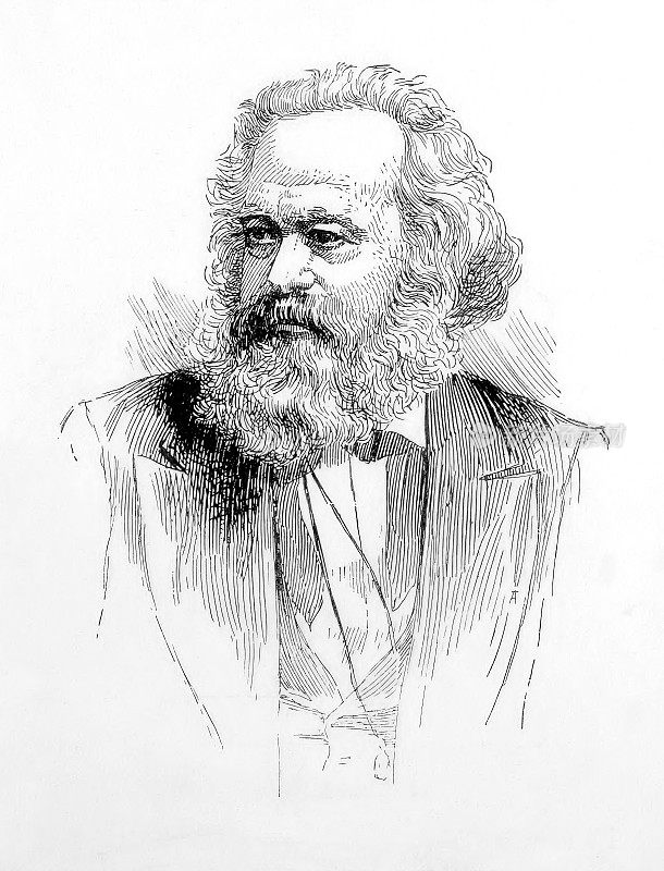 卡尔·马克思肖像(1818-1883)