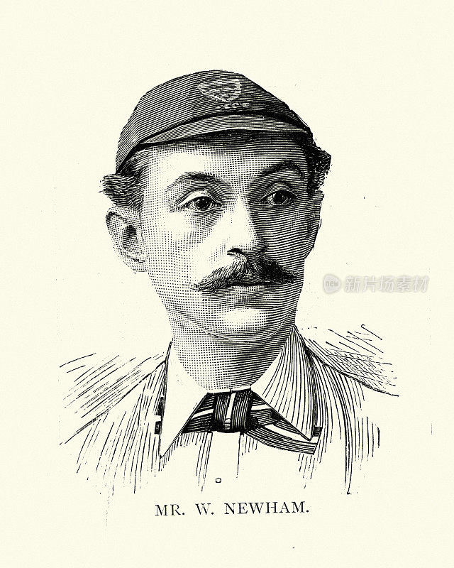 比利・纽汉，维多利亚时代英国板球运动员，19世纪苏塞克斯郡板球俱乐部