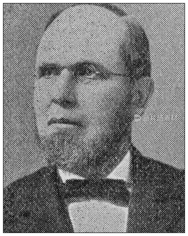 著名人物的古董肖像:托马斯・杰斐逊・迪维特