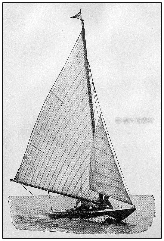 1897年的运动和消遣:游艇