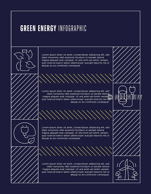 可持续电力模板:培育更绿色的明天