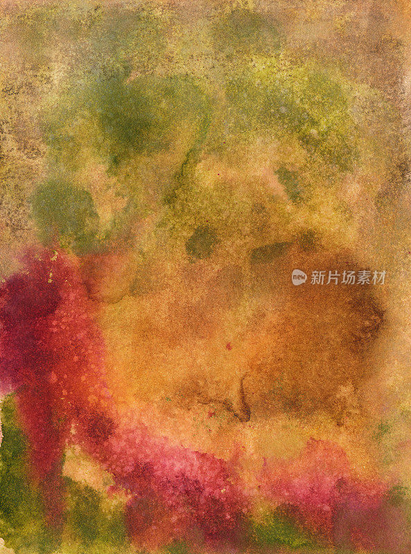 彩色垂直手绘水彩纹理