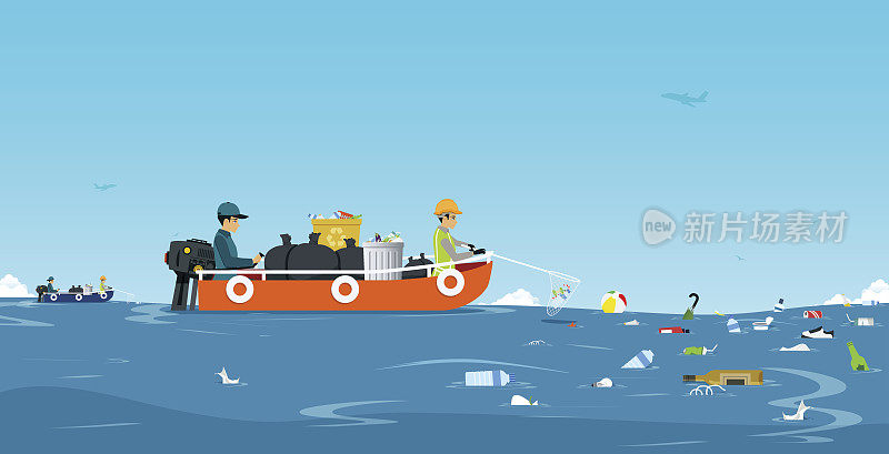 海洋垃圾船