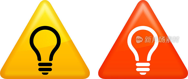 灯泡的想法图标