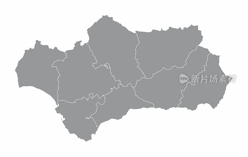 安达卢西亚省地图