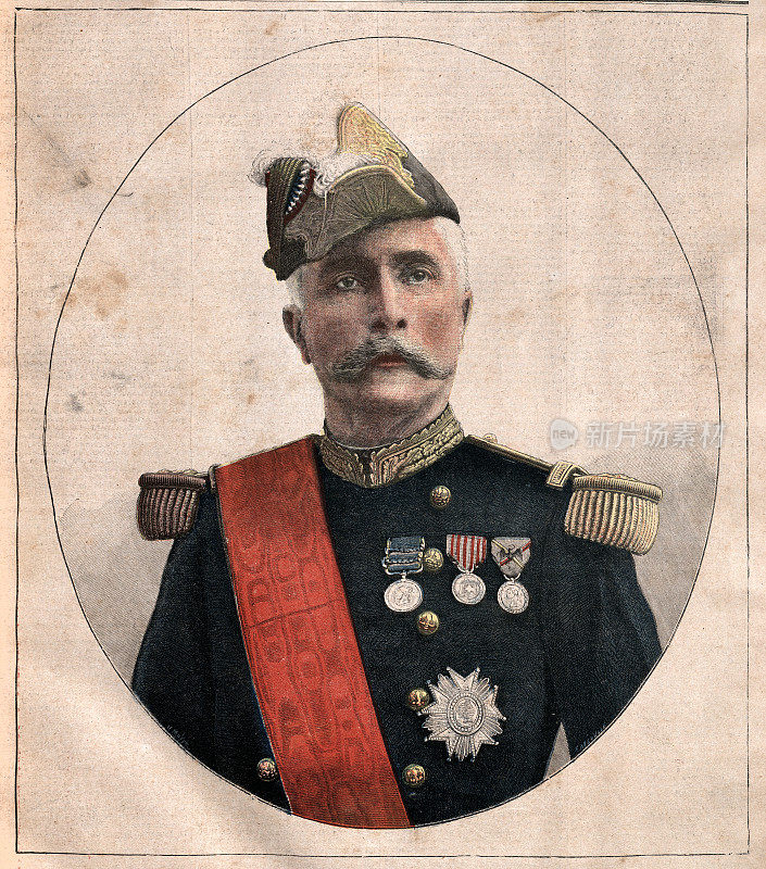 加斯东，加利费侯爵，法国将军，以镇压1871年巴黎公社而闻名，19世纪