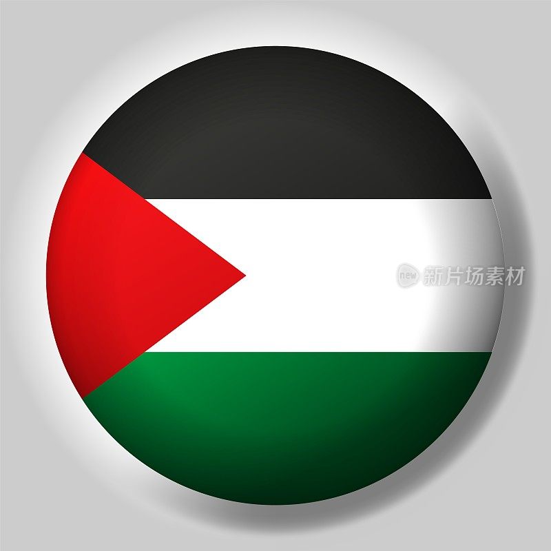 巴勒斯坦国旗按钮