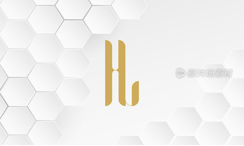 字母HL或LH业务标志模板的任何业务