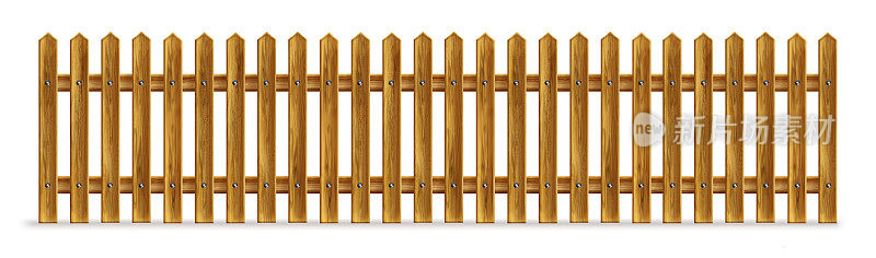 木制栅栏、栅栏、栅栏或栏杆