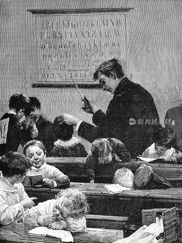 1874教室里的老师