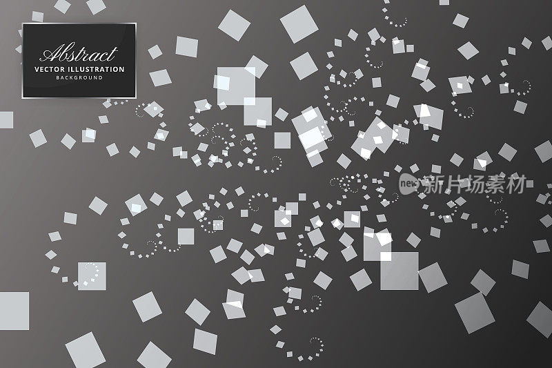 抽象方形无缝图案背景