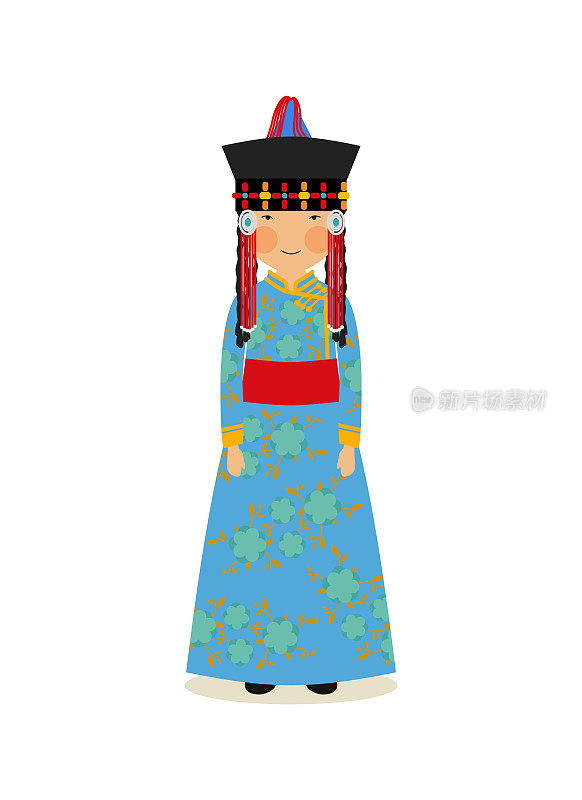 蒙古族妇女的民族服装