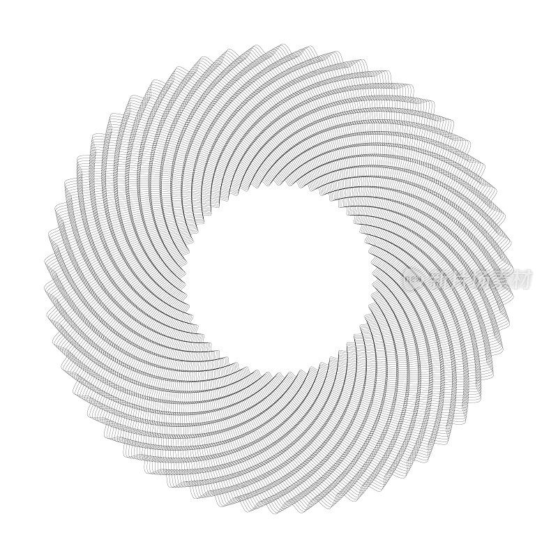 现代重叠超细波型形成环
