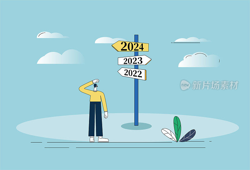 走向2024年。