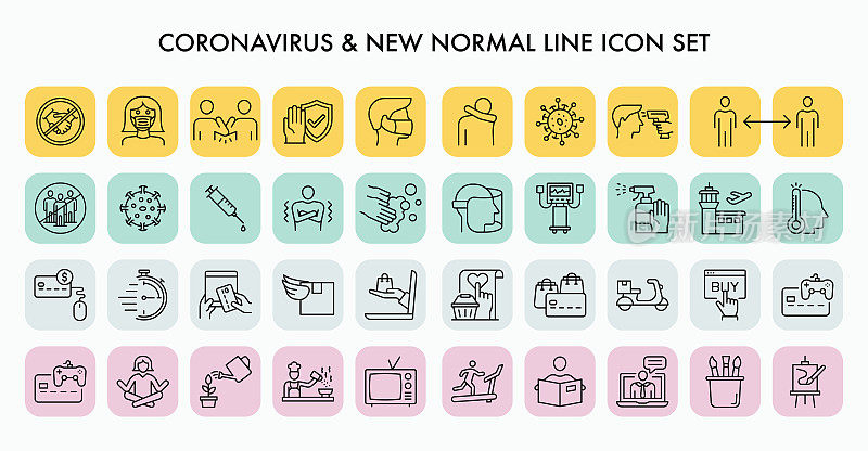 冠状病毒新法线图标设置