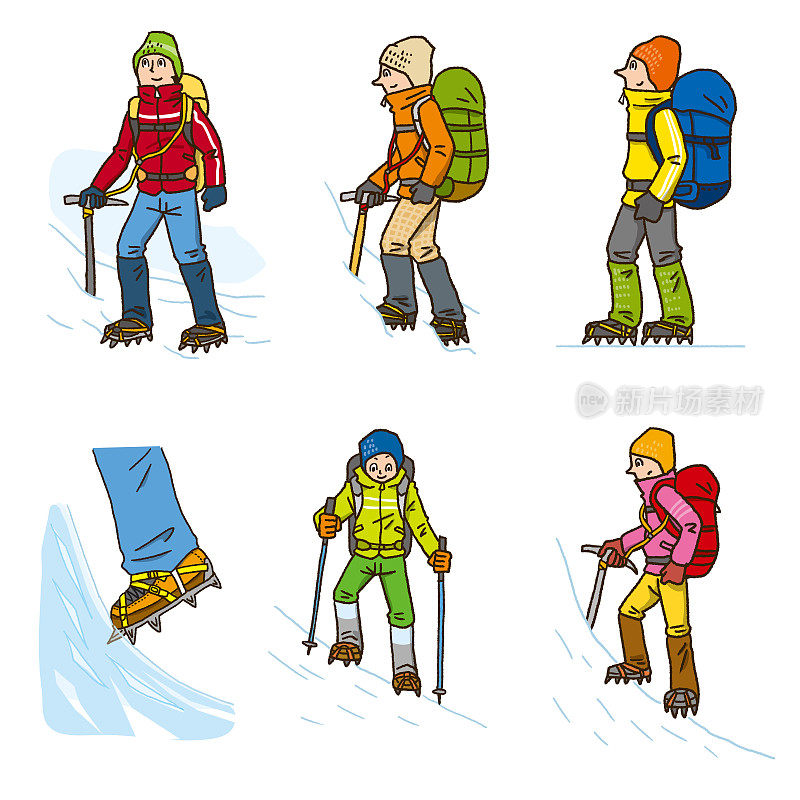 雪mountain-Crampons