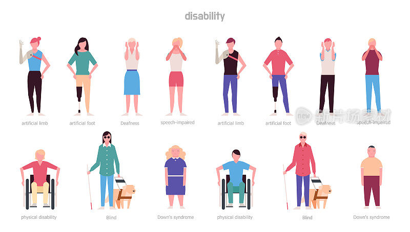 残疾人的角色