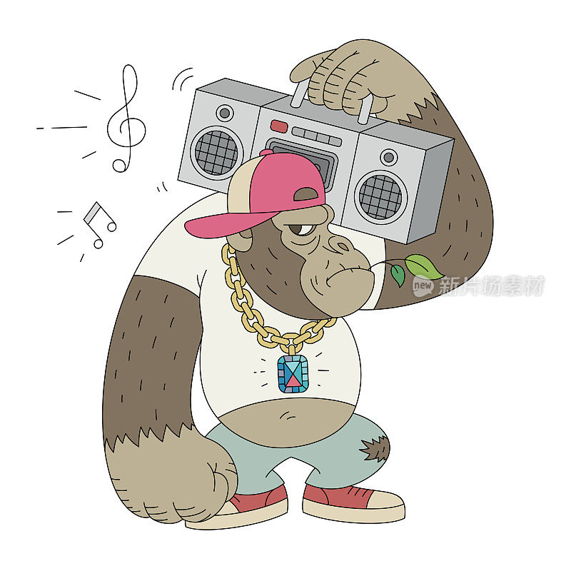 猴子音乐迷