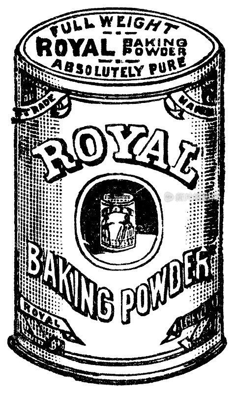 19世纪的皇家泡打粉罐头