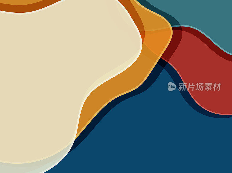 背景抽象的平面颜色和透明度